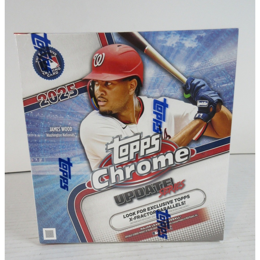2025 Topps Chrome Update Series Baseball Mega Box Sealed 42 Cards James Wood